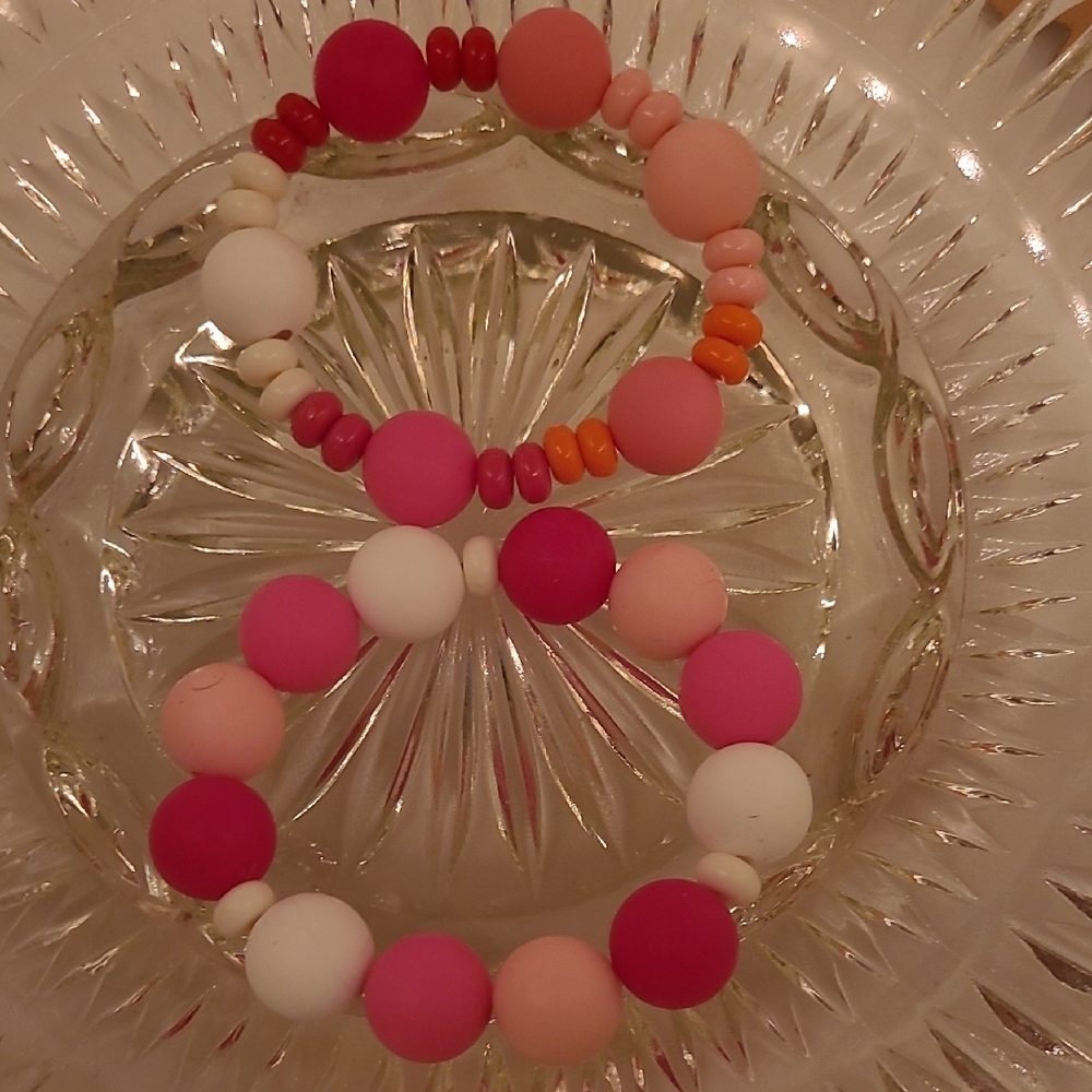 Colorful Beaded Bracelets ♡ Hand-made